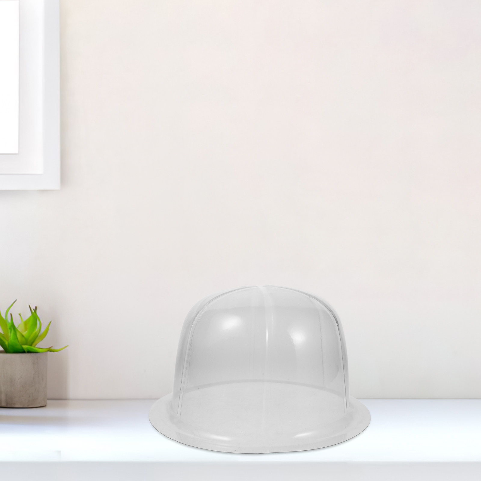 Plastic Dome Clear - Lot de 10 supports transparents en