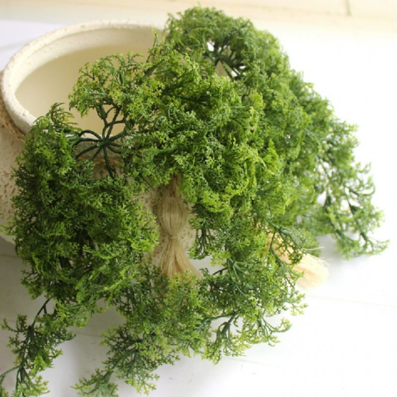 Sphagnum Moss Dry - Plante de mousse artificielle en plastique,