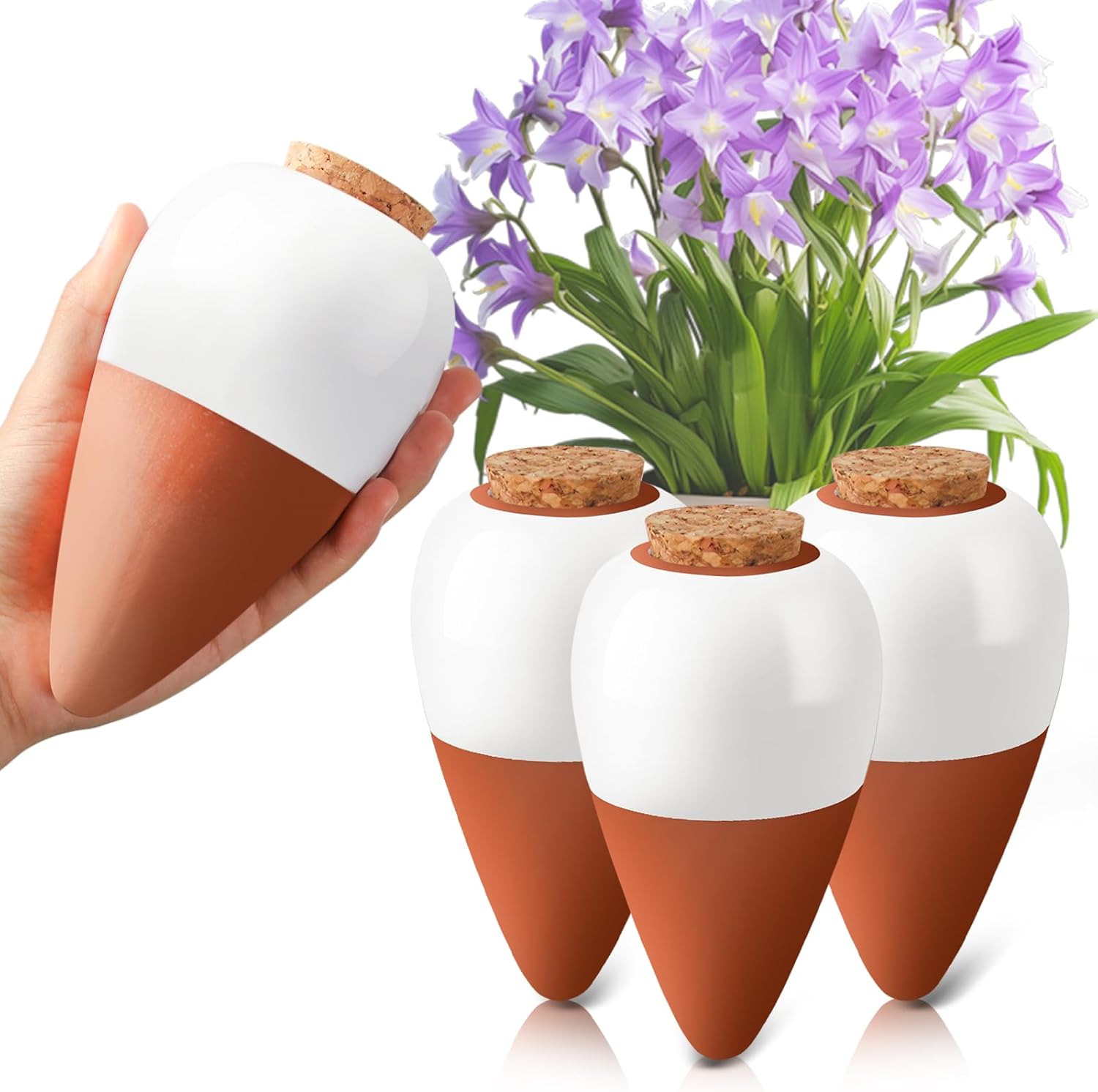 Self Watering Insert - Globes d'arrosage en terre cuite, Globe