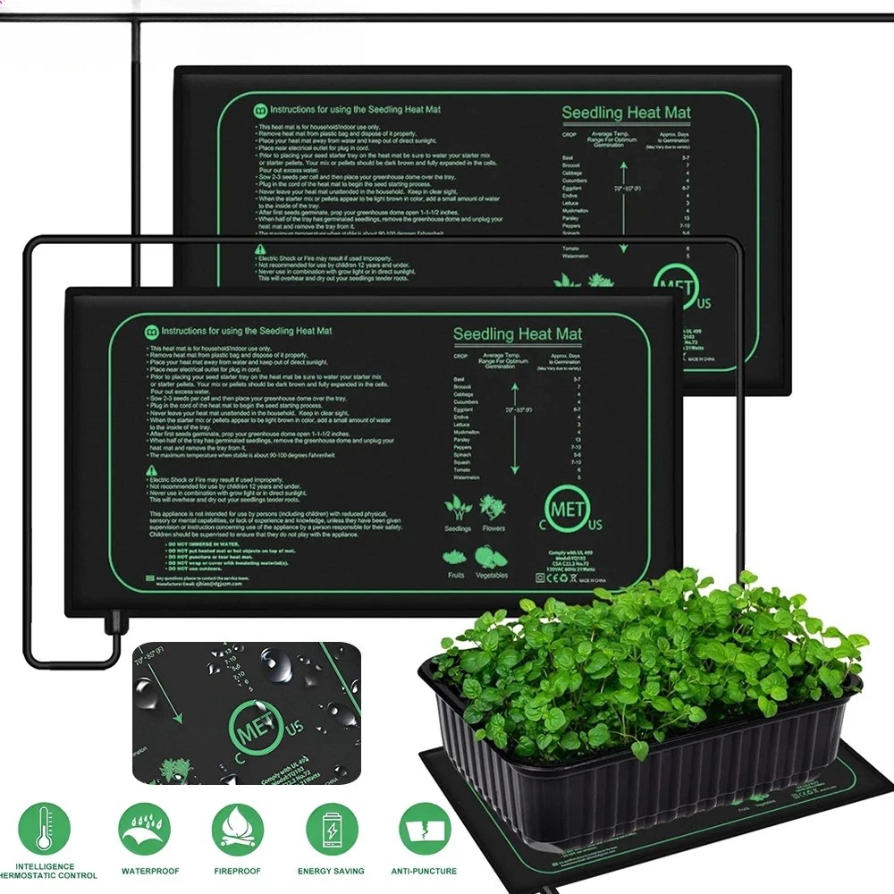 Rooting Gel Clone - Tapis chauffant pour semis 10/25/50CM, pour