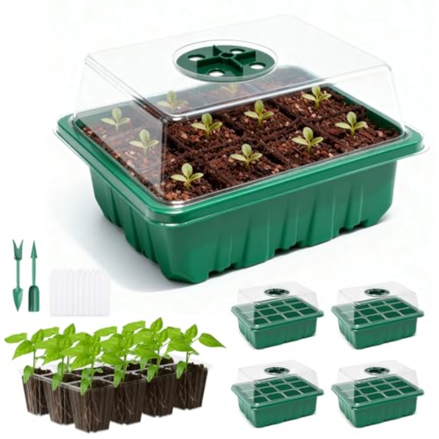 Humidity Dome Kit - Lot de 5 plateaux de semis