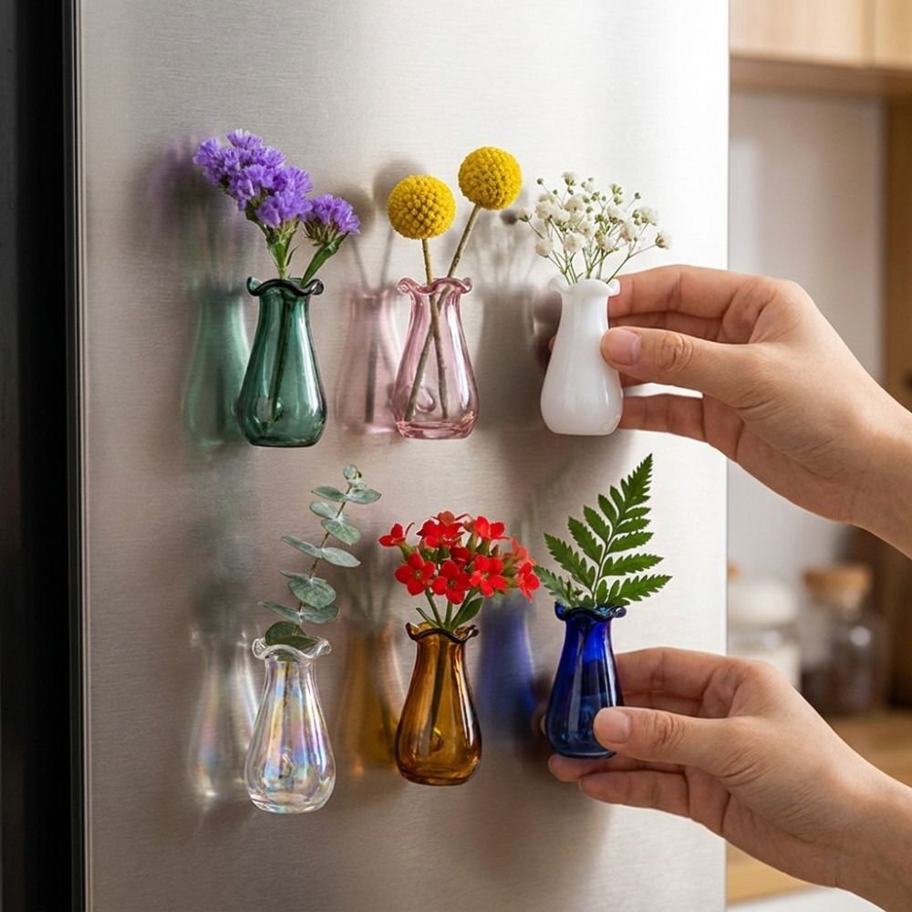 Propagation Station Vase - 6 Pièces DIY Mini Vases Magnétiques