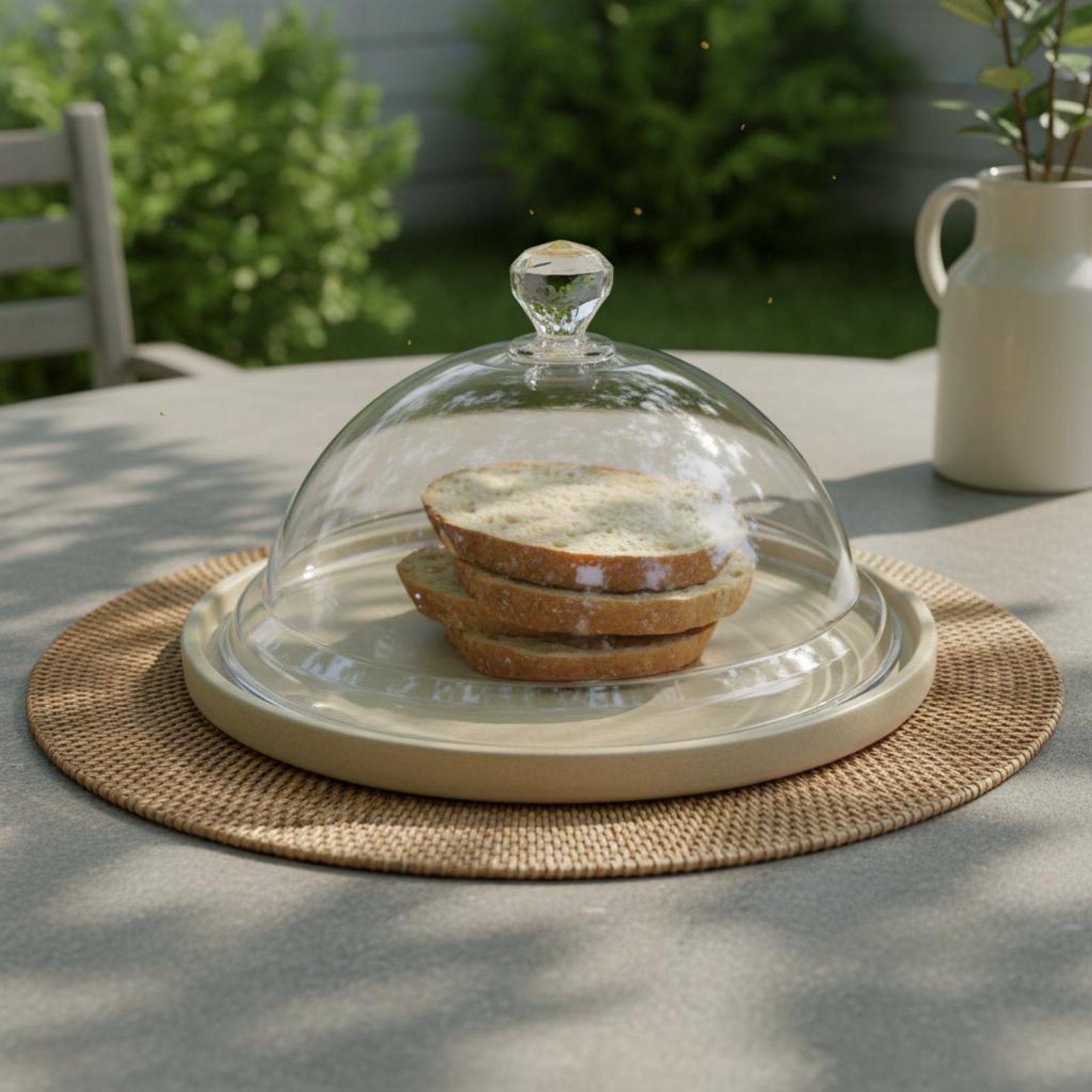 Cloche alimentaire ronde trans - Plastic Dome Clear avis et prix