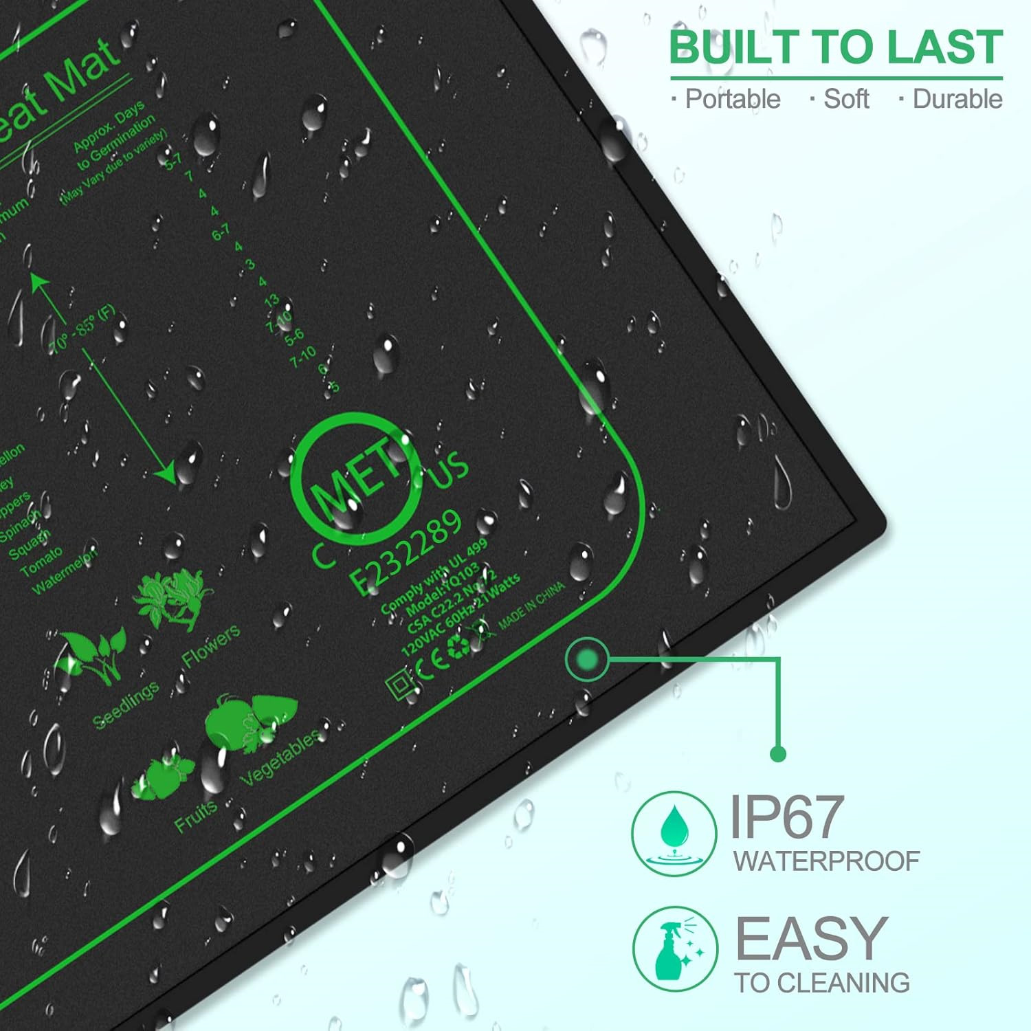 Tapis chauffant pour semis ave - Rooting Gel Clone avis et prix