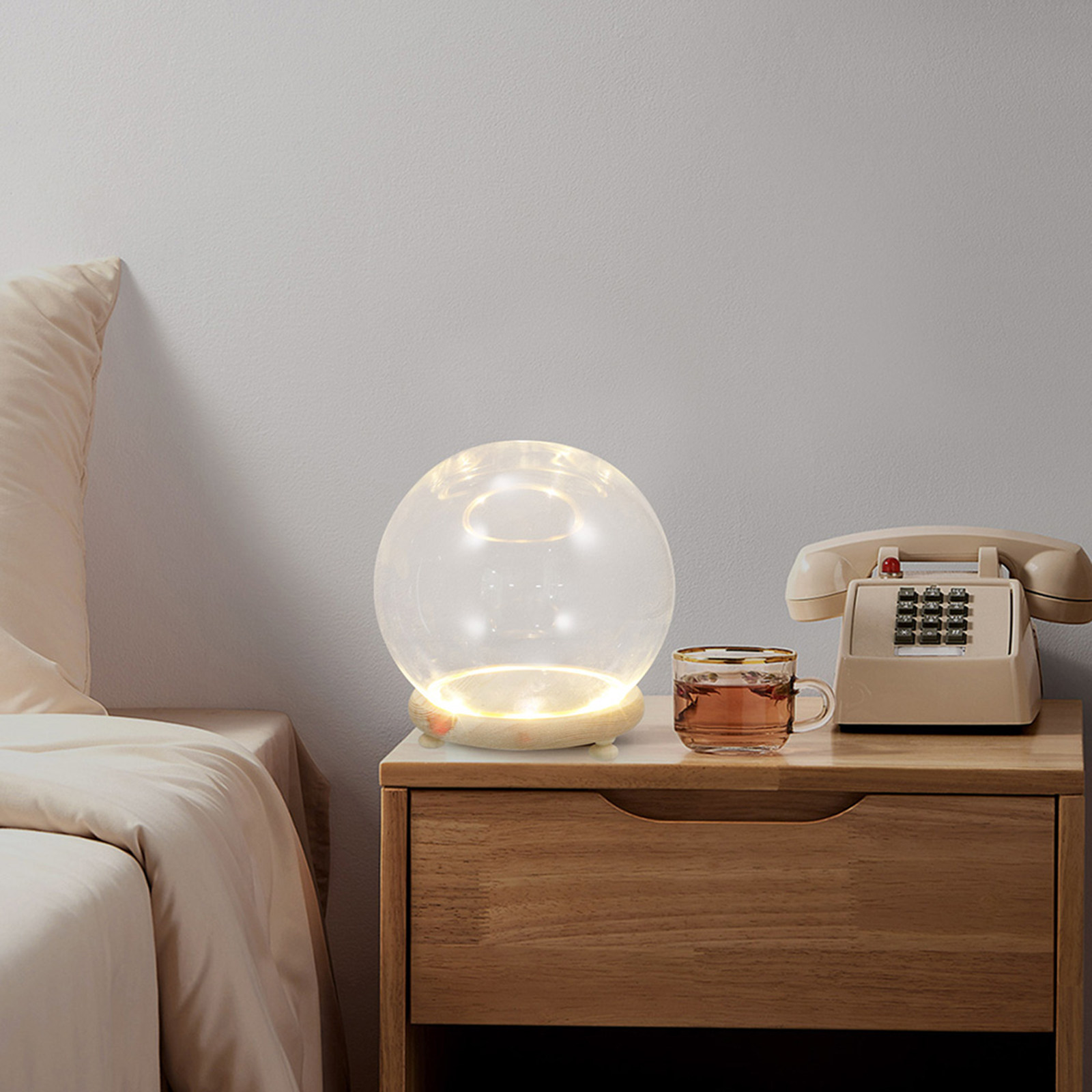 Cloche en verre transparente p - Plastic Dome Clear avis et prix