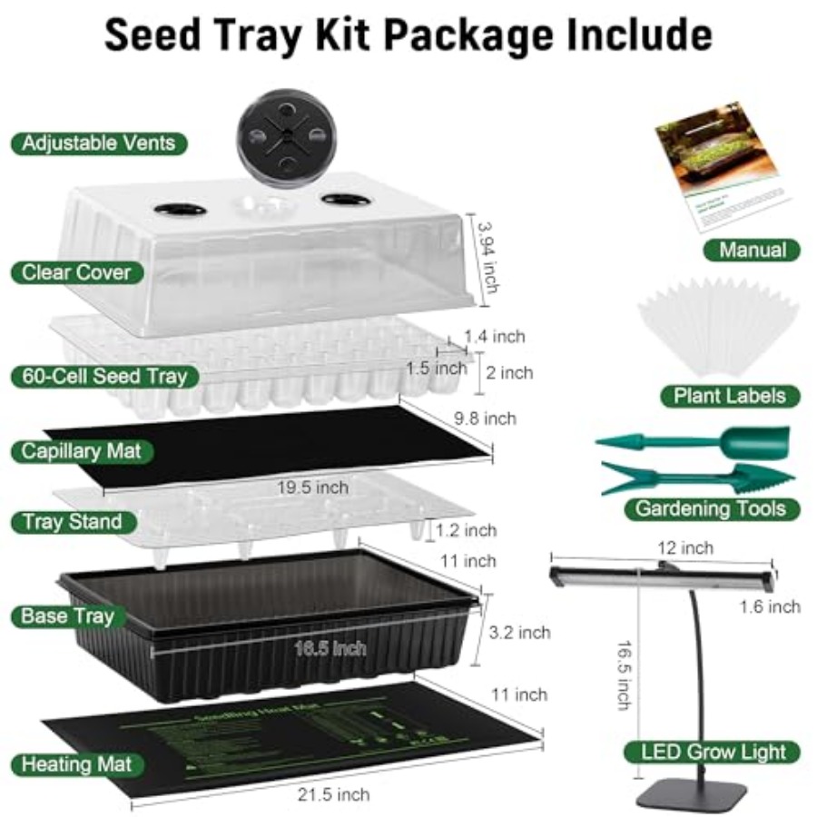 Kit de démarrage de semis auto - Humidity Dome Kit avis et prix