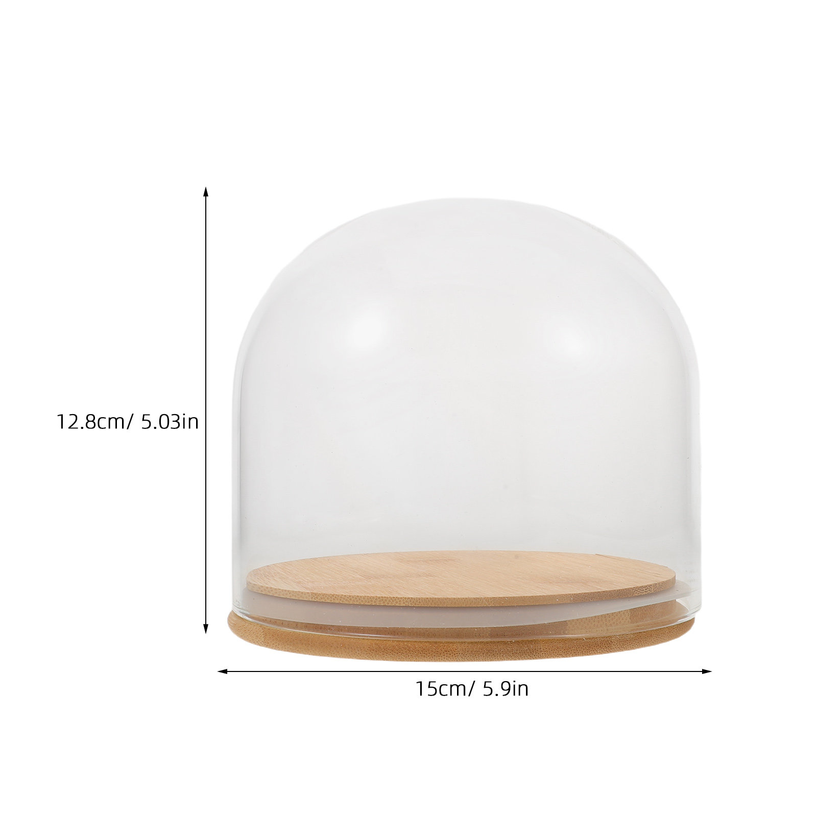 Cloche en verre transparent av - Plastic Dome Clear avis et prix