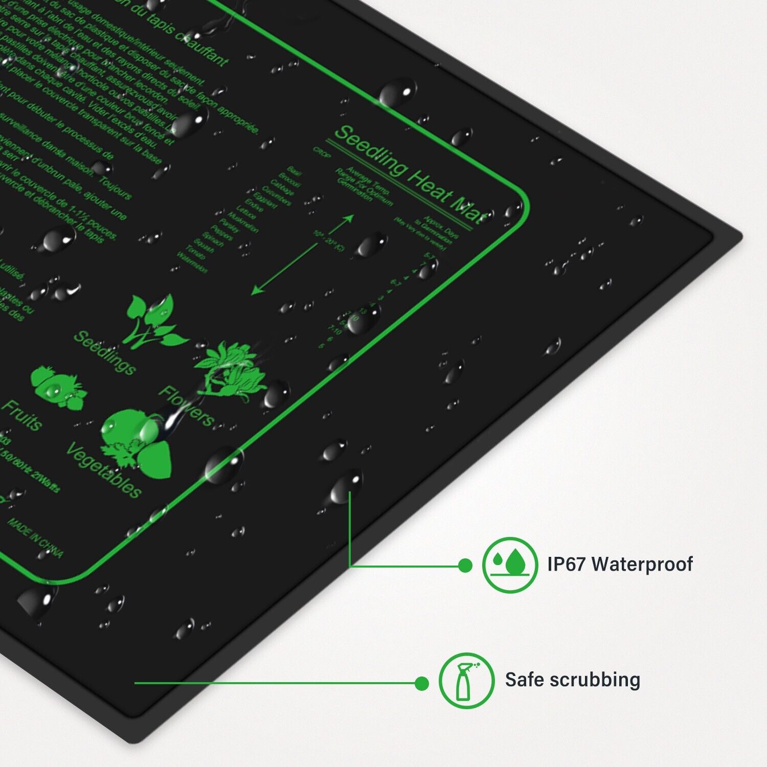 LERWAY 21W tapis chauffant pou - Heat Mat Seedling avis et prix
