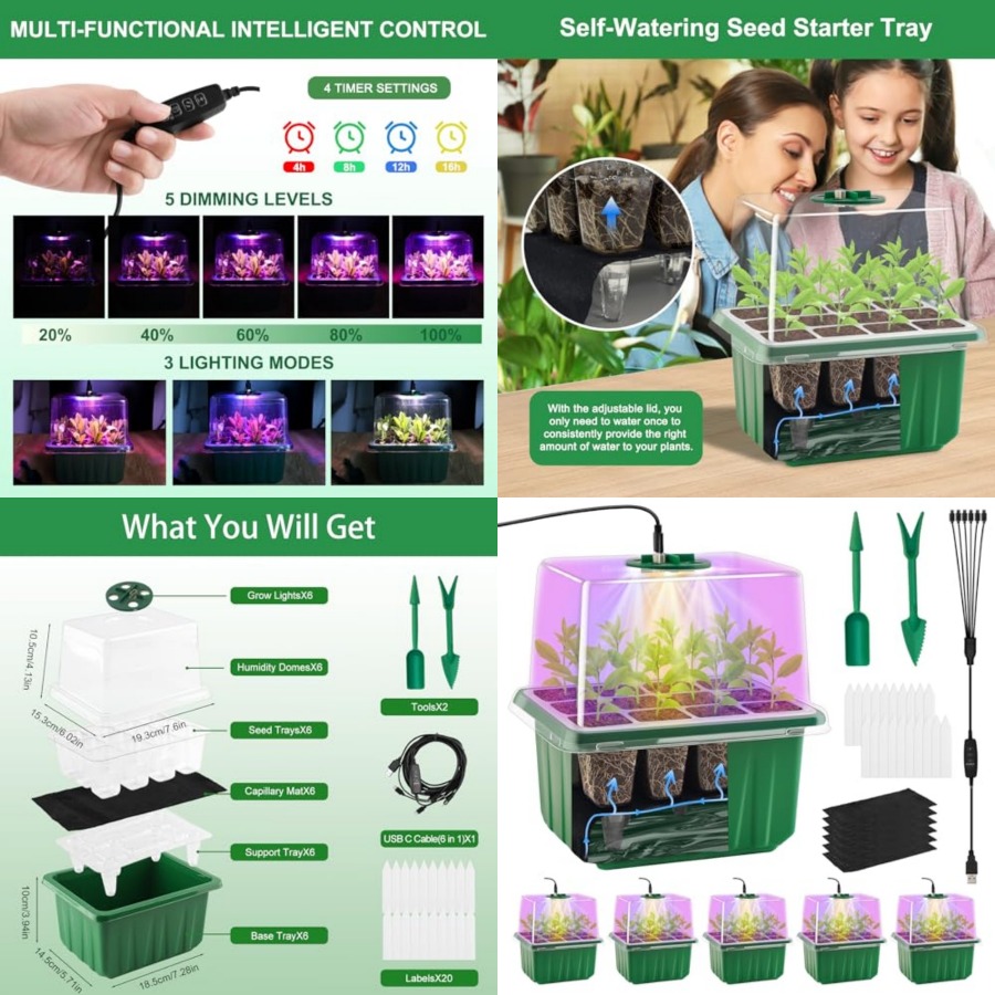 Plateau de semis avec éclairag - Humidity Dome Kit avis et prix