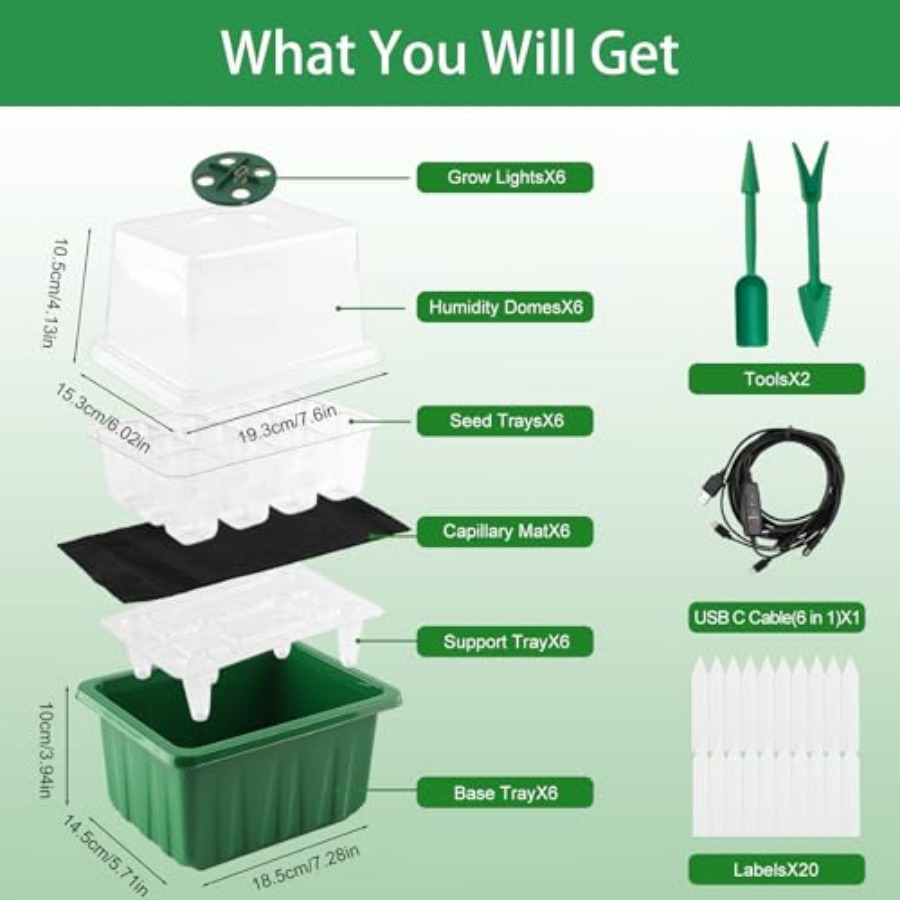 Plateau de semis avec éclairag - Humidity Dome Kit avis et prix