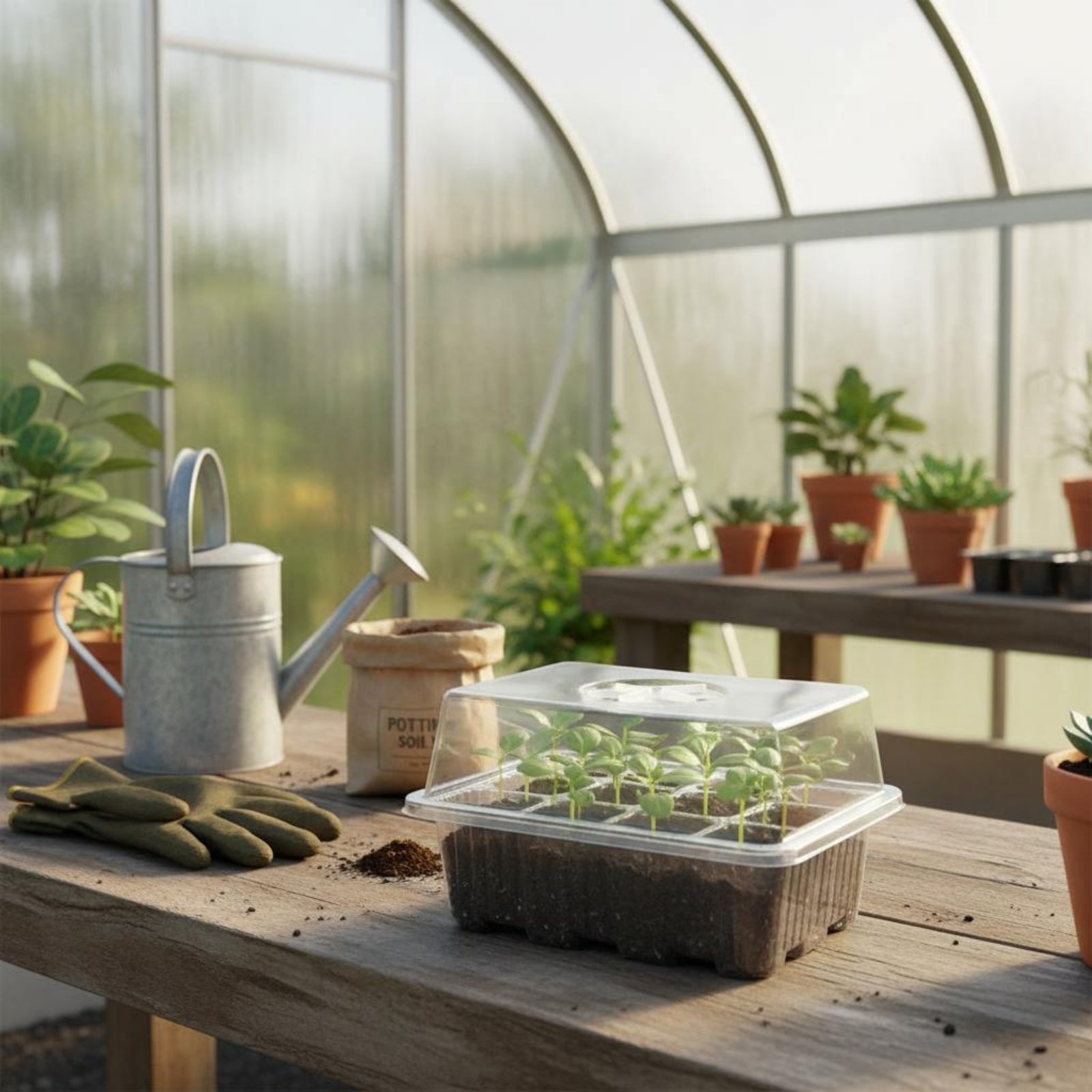 Plateau de germination à 12 co - Humidity Dome Kit avis et prix