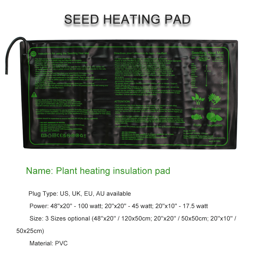 Coussin chauffant pour semis,  - Heat Mat Seedling avis et prix