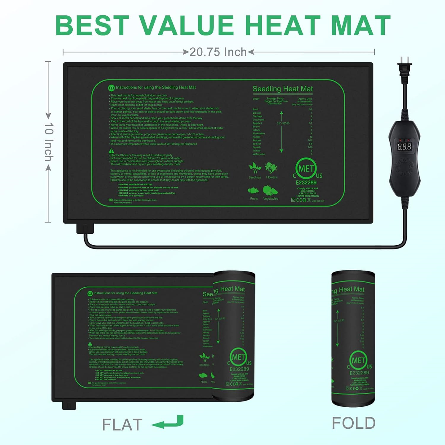 Tapis chauffant pour semis ave - Rooting Gel Clone avis et prix