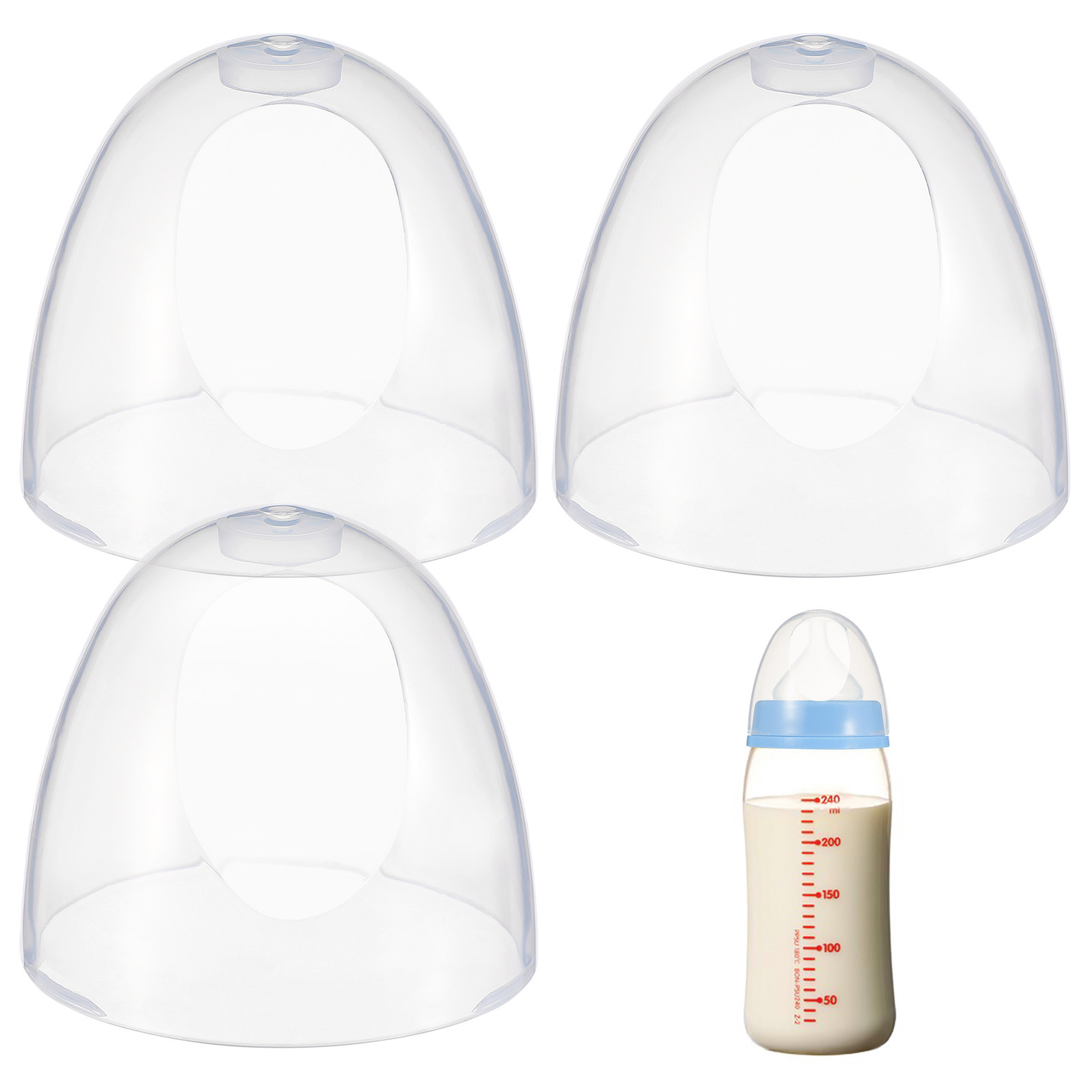 Bouchons de biberon en plastiq - Plastic Dome Clear avis et prix
