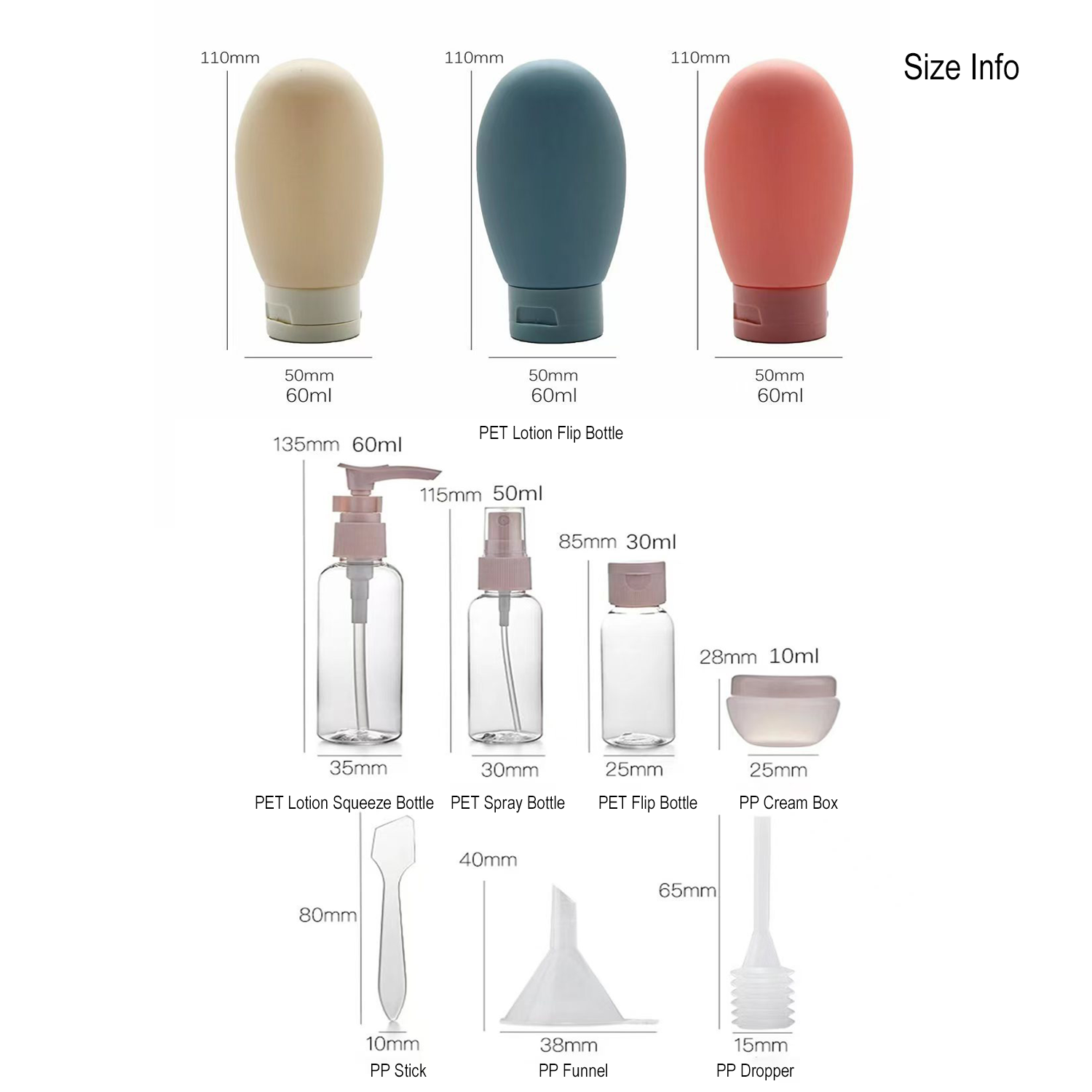 Lot de 11 flacons de voyage an - Misting Bottle Fine avis et prix