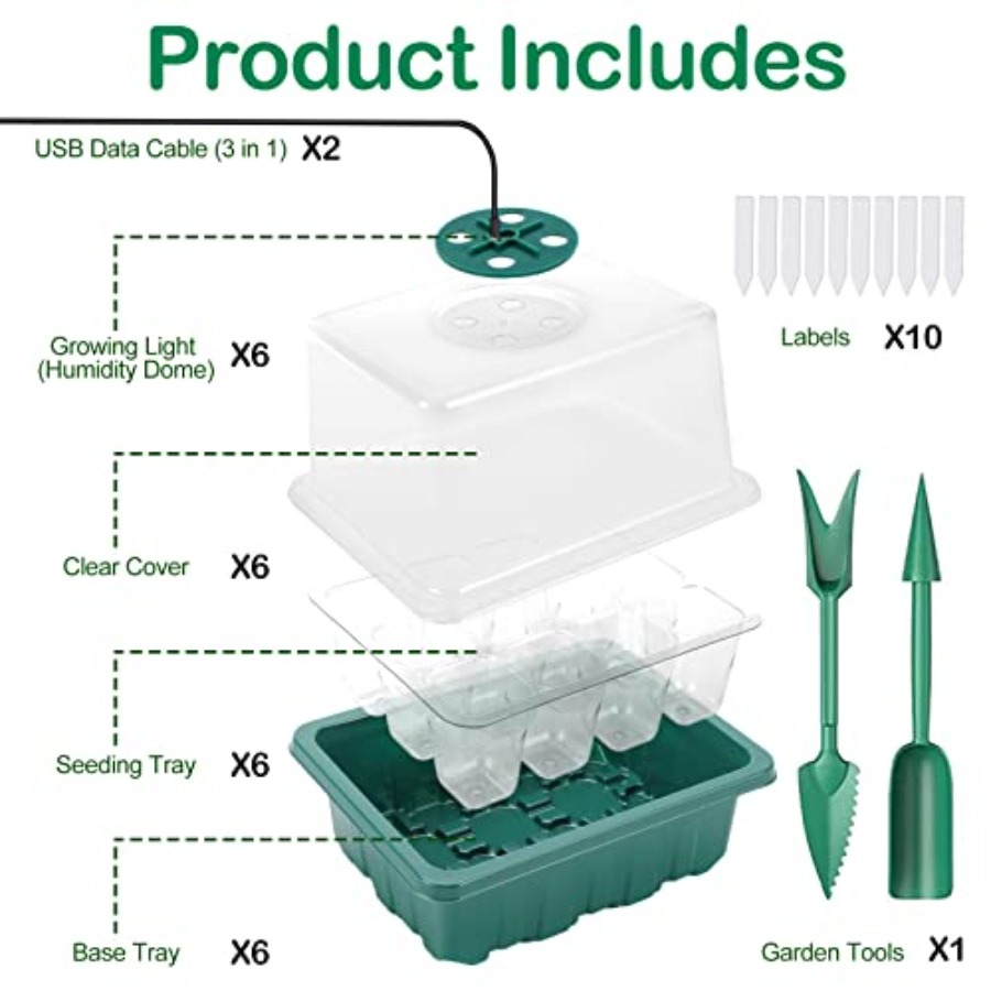 Kit de démarrage de semis avec - Humidity Dome Kit avis et prix